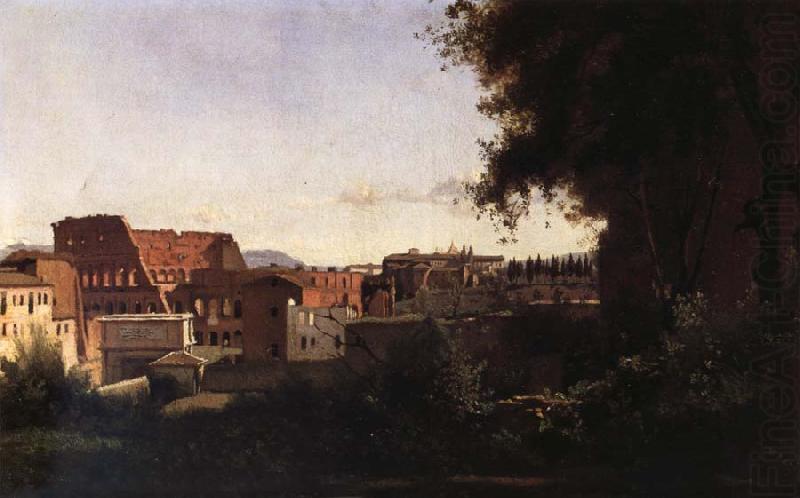 Corot Camille The theater from garden it Farnes china oil painting image